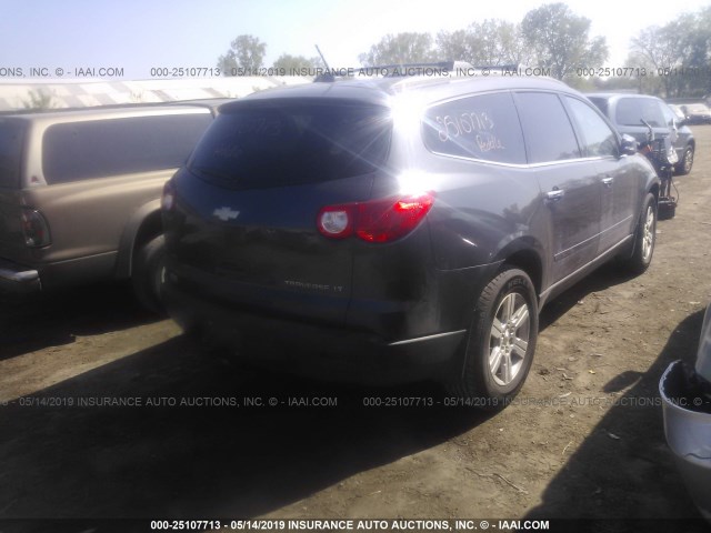 1GNLVGED3AS154881 - 2010 CHEVROLET TRAVERSE LT GRAY photo 4