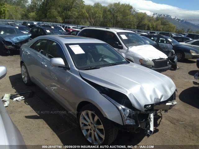 1G6AH5RX1E0102783 - 2014 CADILLAC ATS LUXURY SILVER photo 1