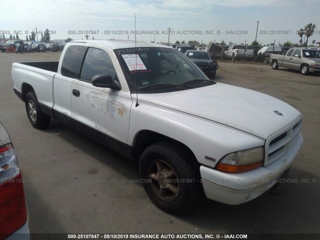 1B7FL22P7WS578018 - 1998 DODGE DAKOTA WHITE photo 1