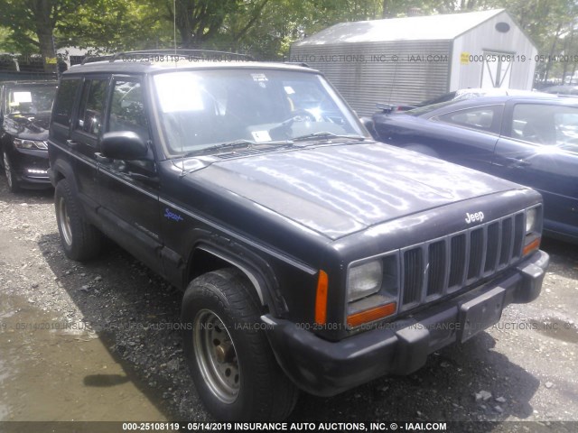 1J4FT68S0WL214420 - 1998 JEEP CHEROKEE SPORT/CLASSIC შავი ფოტო 1