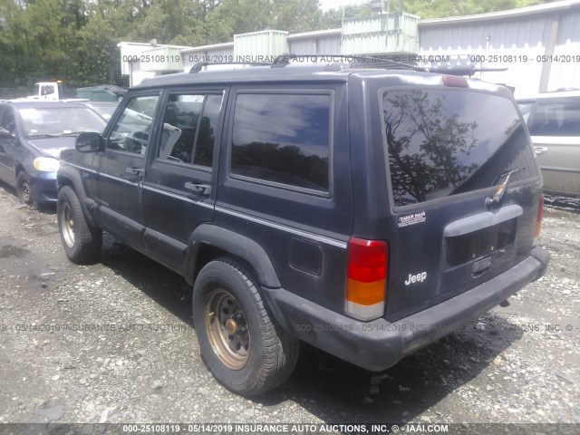 1J4FT68S0WL214420 - 1998 JEEP CHEROKEE SPORT/CLASSIC შავი ფოტო 3