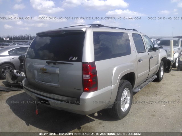 3GNFK16358G172390 - 2008 CHEVROLET SUBURBAN K1500 LS TAN photo 4