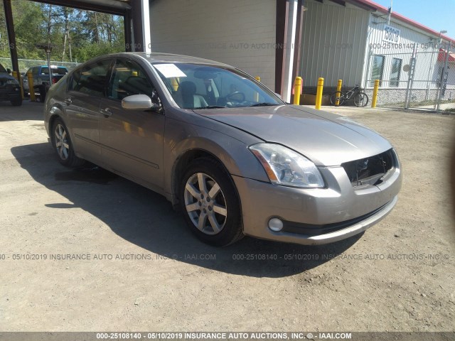 1N4BA41E04C880733 - 2004 NISSAN MAXIMA SE/SL TAN photo 1