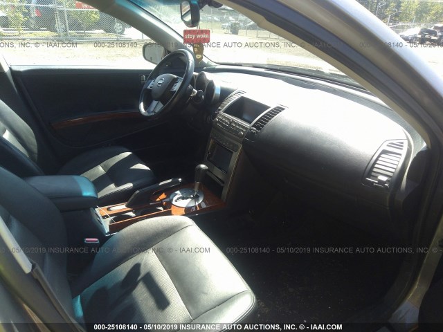 1N4BA41E04C880733 - 2004 NISSAN MAXIMA SE/SL TAN photo 5