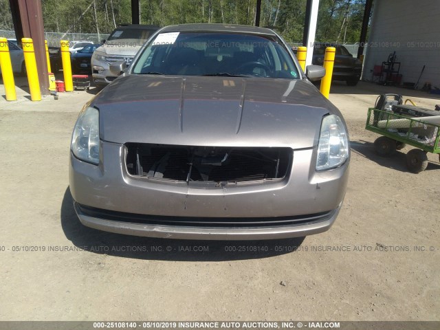 1N4BA41E04C880733 - 2004 NISSAN MAXIMA SE/SL TAN photo 6