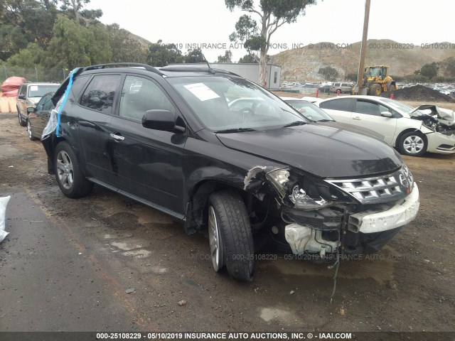 JN8AZ08T03W117298 - 2003 NISSAN MURANO SL/SE BLACK photo 1