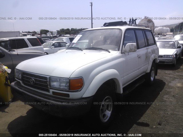 JT3HJ85J7T0114084 - 1996 TOYOTA LAND CRUISER HJ85 WHITE photo 2