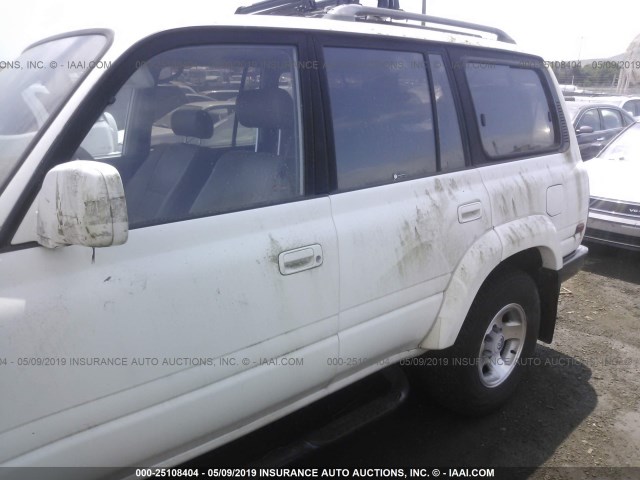 JT3HJ85J7T0114084 - 1996 TOYOTA LAND CRUISER HJ85 WHITE photo 6