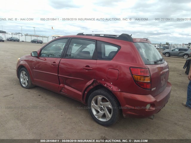 5Y2SL63815Z436928 - 2005 PONTIAC VIBE RED photo 6