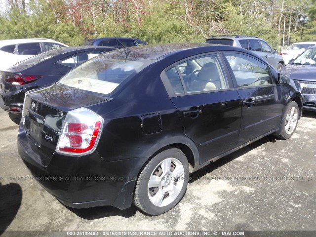 3N1AB61E07L680784 - 2007 NISSAN SENTRA 2.0/2.0S/2.0SL BLACK photo 4