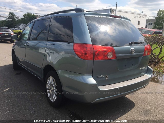 5TDBK22C88S015473 - 2008 TOYOTA SIENNA XLE/XLE LIMITED BLUE photo 3