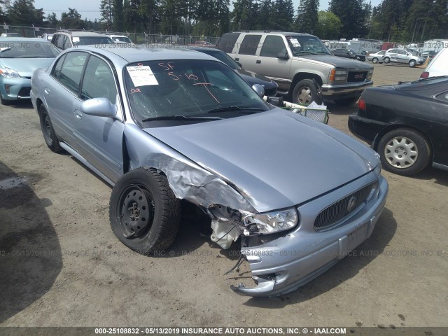 1G4HP52K15U196763 - 2005 BUICK LESABRE CUSTOM Dark Blue photo 1