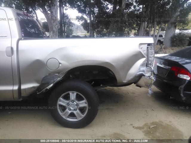 5TFRV54167X031859 - 2007 TOYOTA TUNDRA DOUBLE CAB SR5 GOLD photo 6