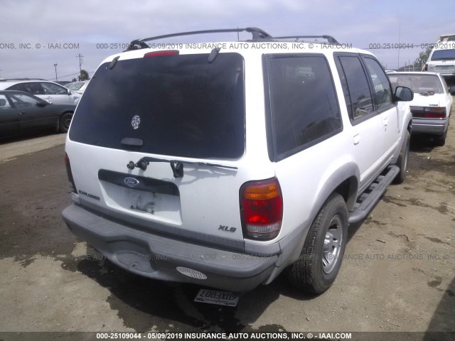 1FMDU62XXYUB51835 - 2000 FORD EXPLORER XLS WHITE photo 4