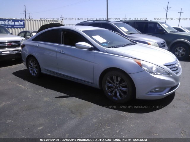 5NPEC4ABXBH275112 - 2011 HYUNDAI SONATA SE/LIMITED SILVER photo 1