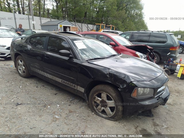 2B3KK43G97H870940 - 2007 DODGE CHARGER SE/SXT BLACK photo 1