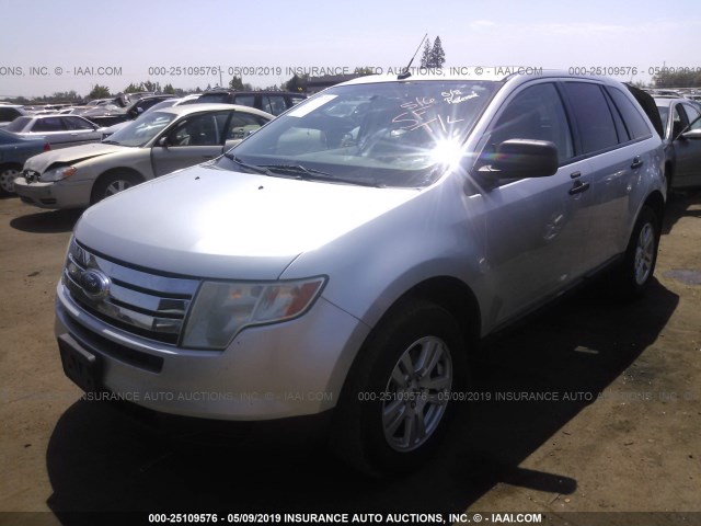 2FMDK3GC7ABA04166 - 2010 FORD EDGE SE SILVER photo 2