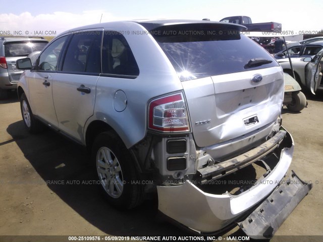 2FMDK3GC7ABA04166 - 2010 FORD EDGE SE SILVER photo 3