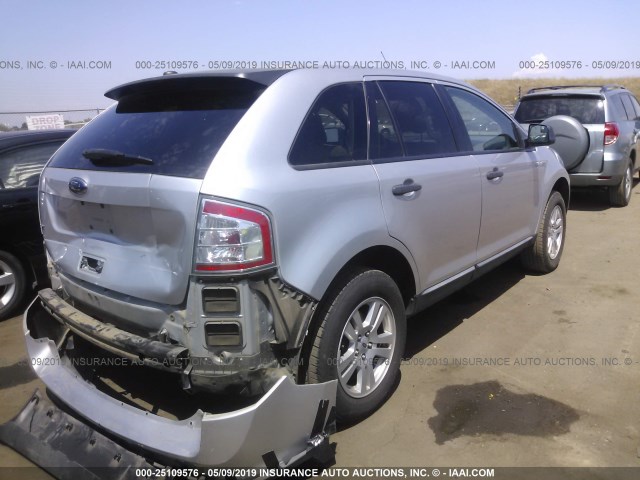 2FMDK3GC7ABA04166 - 2010 FORD EDGE SE SILVER photo 4