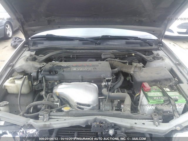 2T1CE22P93C024389 - 2003 TOYOTA CAMRY SOLARA SE SILVER photo 10