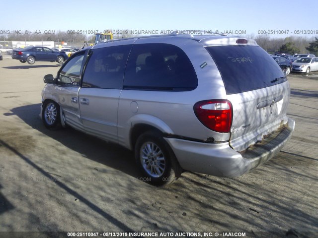 2C8GP64L01R240396 - 2001 CHRYSLER TOWN & COUNTRY LIMITED SILVER photo 3