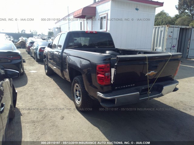 1GCRCPEC4FZ174023 - 2015 CHEVROLET SILVERADO C1500 GRAY photo 3