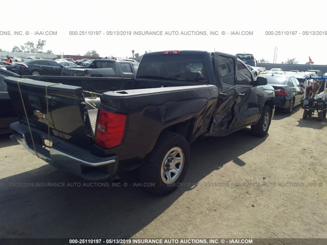 1GCRCPEC4FZ174023 - 2015 CHEVROLET SILVERADO C1500 GRAY photo 4