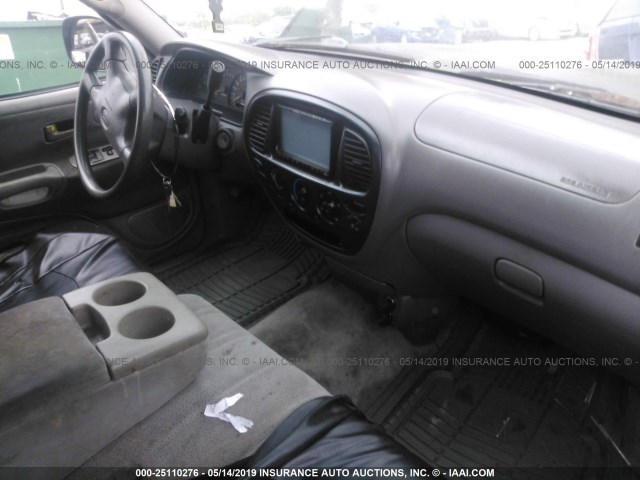 5TBRN34151S215457 - 2001 TOYOTA TUNDRA ACCESS CAB SR5 GREEN photo 5