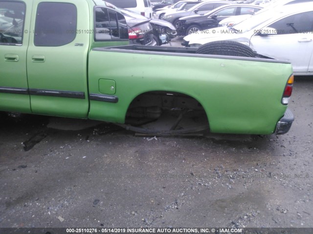 5TBRN34151S215457 - 2001 TOYOTA TUNDRA ACCESS CAB SR5 GREEN photo 6