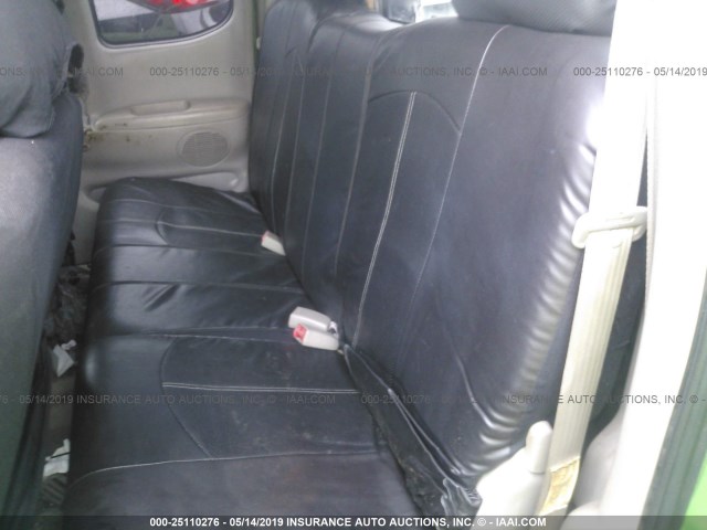 5TBRN34151S215457 - 2001 TOYOTA TUNDRA ACCESS CAB SR5 GREEN photo 8