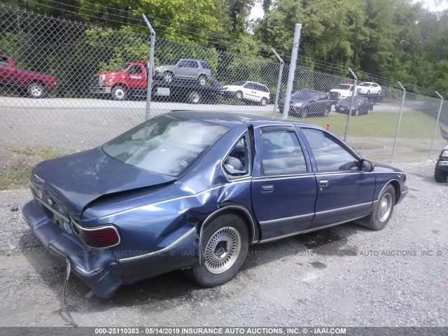 1G1BL52W9TR174110 - 1996 CHEVROLET CAPRICE CLASSIC BLUE photo 4