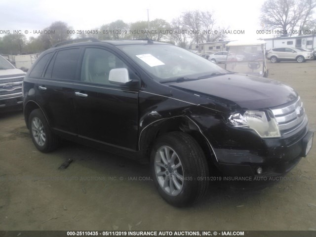 2FMDK48C47BA90016 - 2007 FORD EDGE SEL BLACK photo 1