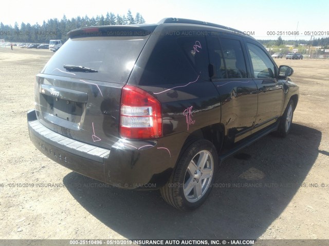 1J4NF4FB0AD501964 - 2010 JEEP COMPASS SPORT BLACK photo 4