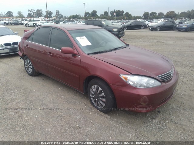 4T1BE32K75U075915 - 2005 TOYOTA CAMRY LE/XLE/SE MAROON photo 1