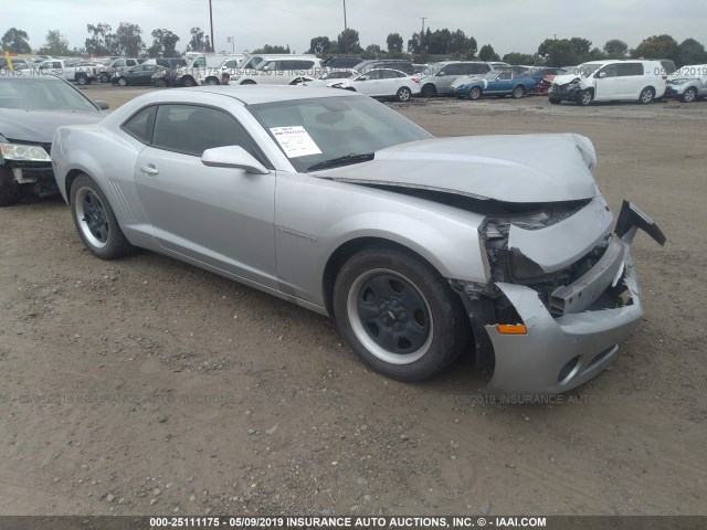 2G1FA1ED7B9155168 - 2011 CHEVROLET CAMARO LS SILVER photo 1