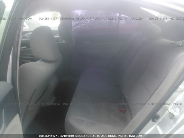 1HGCP2F43CA020287 - 2012 HONDA ACCORD LXP SILVER photo 8