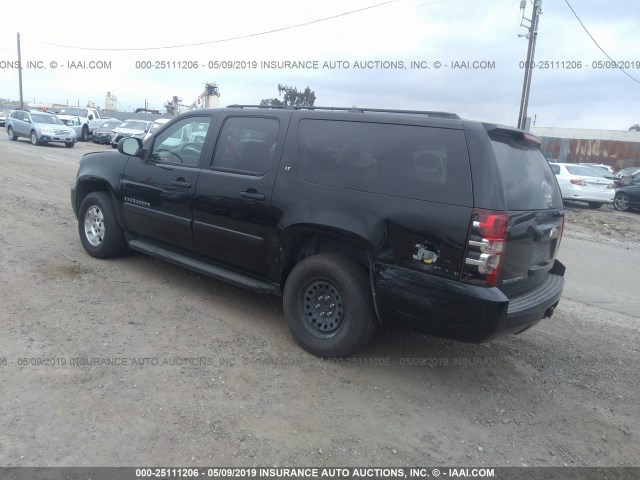 1GNFC16038R111512 - 2008 CHEVROLET SUBURBAN C1500  LS BLACK photo 3