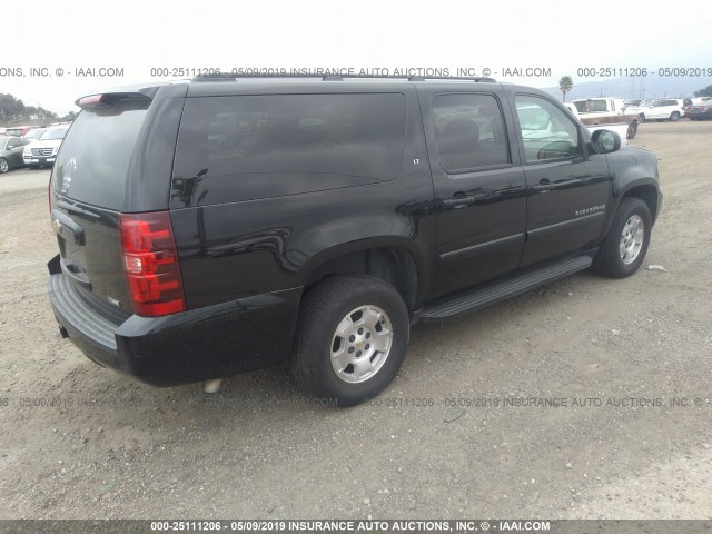 1GNFC16038R111512 - 2008 CHEVROLET SUBURBAN C1500  LS BLACK photo 4