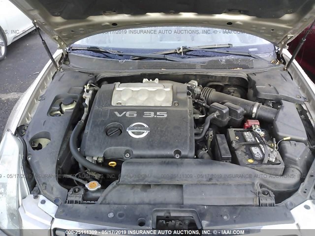 1N4BA41E56C856334 - 2006 NISSAN MAXIMA SE/SL CREAM photo 10