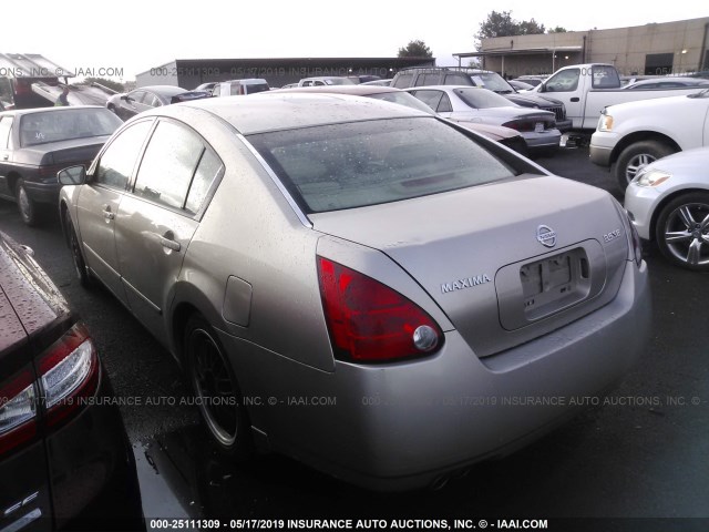 1N4BA41E56C856334 - 2006 NISSAN MAXIMA SE/SL CREAM photo 3