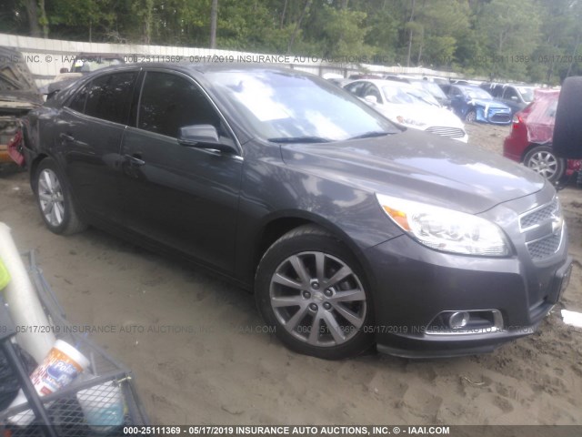 1G11E5SAXDF130100 - 2013 CHEVROLET MALIBU 2LT GRAY photo 1