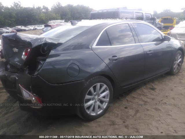 1G11E5SAXDF130100 - 2013 CHEVROLET MALIBU 2LT GRAY photo 4