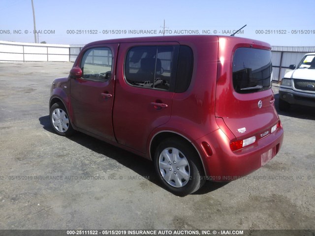 JN8AZ28R79T106468 - 2009 NISSAN CUBE S/SL RED photo 3