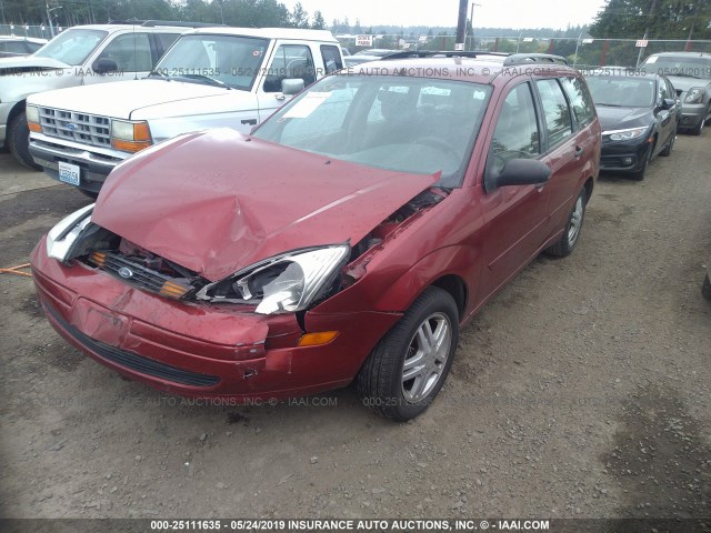 1FAHP36341W330584 - 2001 FORD FOCUS SE/SE COMFORT RED photo 2