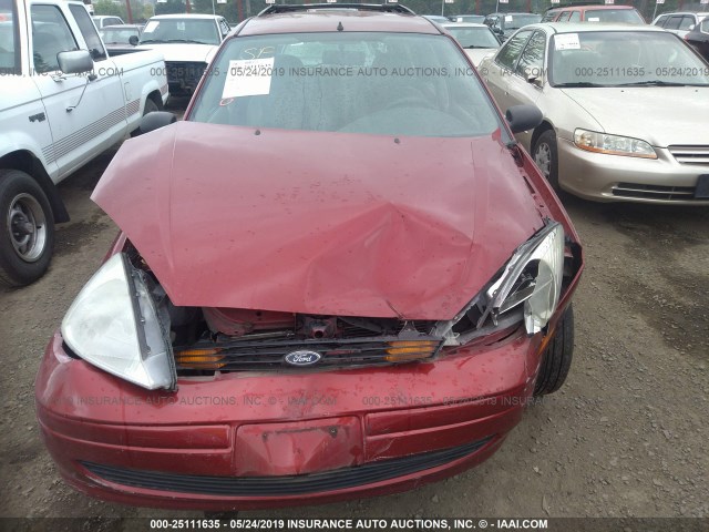 1FAHP36341W330584 - 2001 FORD FOCUS SE/SE COMFORT RED photo 6