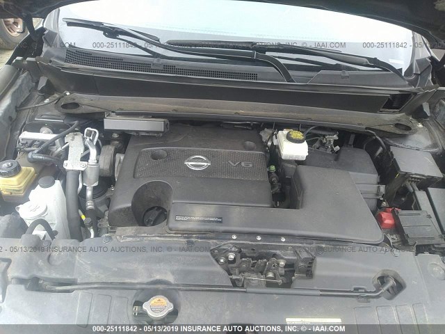 5N1AR2MM5FC603127 - 2015 NISSAN PATHFINDER S/SV/SL/PLATINUM BLACK photo 10