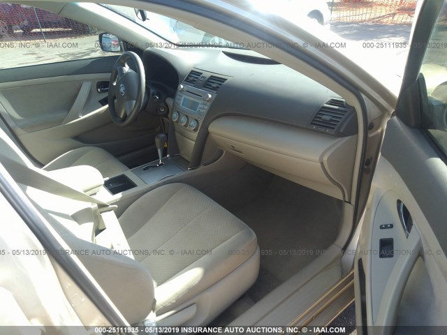 4T1BE46K48U760295 - 2008 TOYOTA CAMRY CE/LE/XLE/SE GOLD photo 5