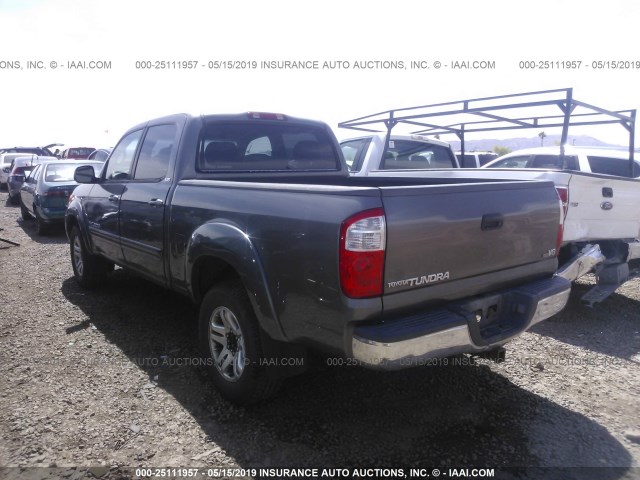 5TBET34194S449139 - 2004 TOYOTA TUNDRA DOUBLE CAB SR5 GRAY photo 3