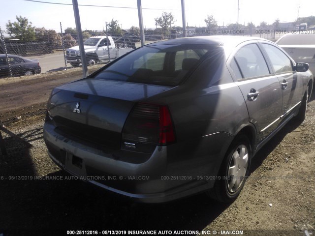 4A3AB36S55E049548 - 2005 MITSUBISHI GALANT LS MEDIUM BLACK photo 4