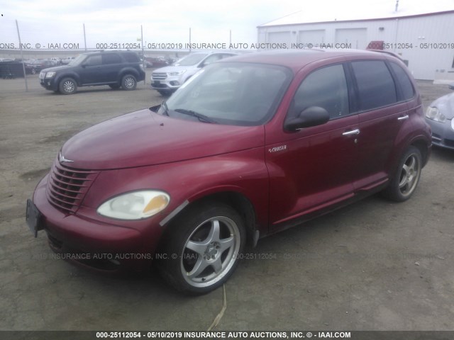 3C8FY78G54T329653 - 2004 CHRYSLER PT CRUISER GT RED photo 2